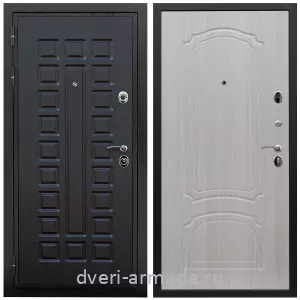 Двери МДФ для квартиры, Дверь входная Армада Триумф ФЛ-183 Венге / ФЛ-140 Дуб беленый