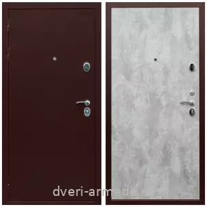 Входные двери толщиной 70 мм, Недорогая дверь входная Армада Люкс Антик медь / ПЭ Цемент светлый