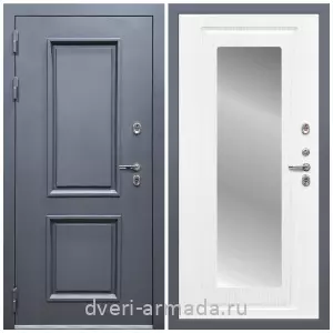 Большие входные двери, Дверь входная уличная в дом Армада Корса / МДФ 16 мм ФЛЗ-120 Ясень белый