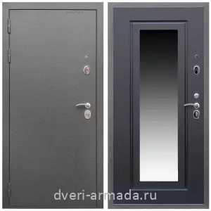 Входные двери 960 мм, Дверь входная Армада Оптима Антик серебро / МДФ 16 мм ФЛЗ-120 Венге