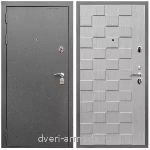 Входные двери Лиственница, Дверь входная Армада Оптима Антик серебро / МДФ 16 мм ОЛ-39 Лиственница беж
