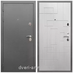 Входные двери Лондон, Дверь входная Армада Оптима Антик серебро / МДФ 16 мм ФЛ-57 Белый жемчуг