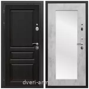 Белые двери с зеркалом, Дверь входная Армада Премиум-Н МДФ 16 мм ФЛ-243 / МДФ 16 мм ФЛЗ пастораль Бетон светлый