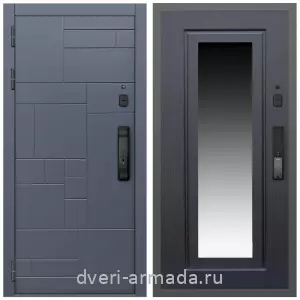 Входные двери МДФ для офиса, Умная входная смарт-дверь Армада Аккорд МДФ 10 мм Kaadas K9 / МДФ 16 мм ФЛЗ-120 Венге