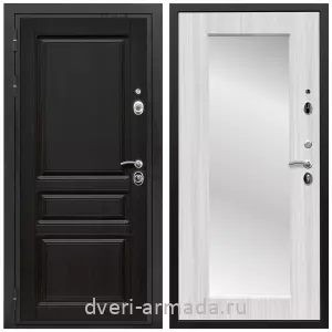 Белые двери с зеркалом, Дверь входная Армада Премиум-Н МДФ 16 мм ФЛ-243 Венге / МДФ 16 мм ФЛЗ пастораль Сандал белый