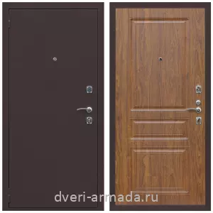 Левые входные двери, Дверь входная Армада Комфорт Антик медь / ФЛ-243 Морёная береза