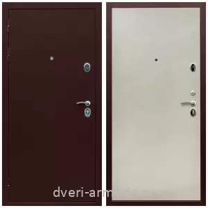 Антивандальные, Антивандальная металлическая  дверь входная утепленная Армада Люкс Антик медь / ПЭ Венге светлый