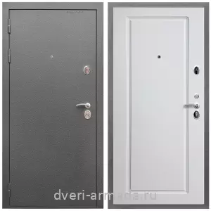 Входные двери Лондон, Дверь входная Армада Оптима Антик серебро / МДФ 16 мм ФЛ-119 Белый матовый
