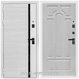 Дверь входная Армада Каскад WHITE МДФ 10 мм / МДФ 6 мм ФЛ-58 Дуб белёный