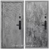 Дверь входная Армада Квадро Kaadas S500 / ПЭ Цемент темный
